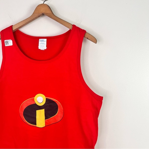 Disney Pixar The Incredibles Men’s Red Tank Top - Picture 3 of 6